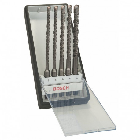 Bosch Hammer drill bit set plus 5 Robust Line 5 pieces