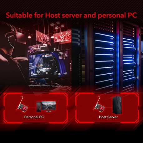 Cudy PE25 NetPro 2.5G Ethernet PCIe Adapter Realtek Chipset VLAN Jumbo Frame Flow Control Black