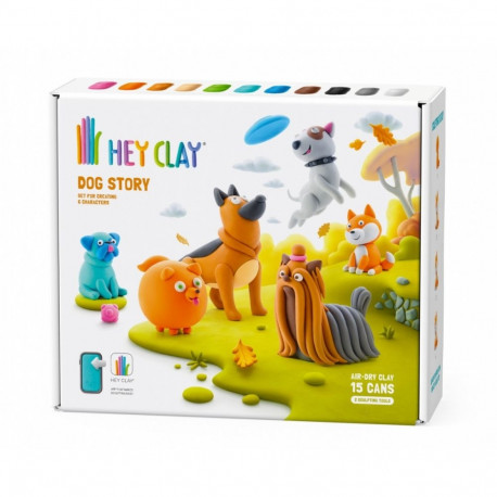 Masa plastyczna hey clay psy 15 puszek