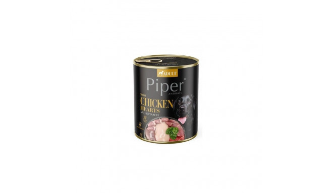 Wet Dog Food - DOLINA NOTECI Piper Chicken Hearts with Spinach 800g