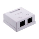 Network Junction Box - Alantec GN011 Cat6 2-Port White