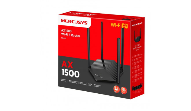 Wi-Fi Router - Mercusys Ax1800 Dual-band WiFi 6, White