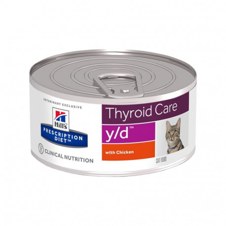 Feline Wet Food - Hill's Prescription Diet Thyroid Care, Yellow/orange