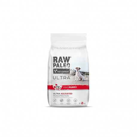 Dry Dog Food - RAW PALEO Ultra Mini Puppy Beef 2kg Grain-Free