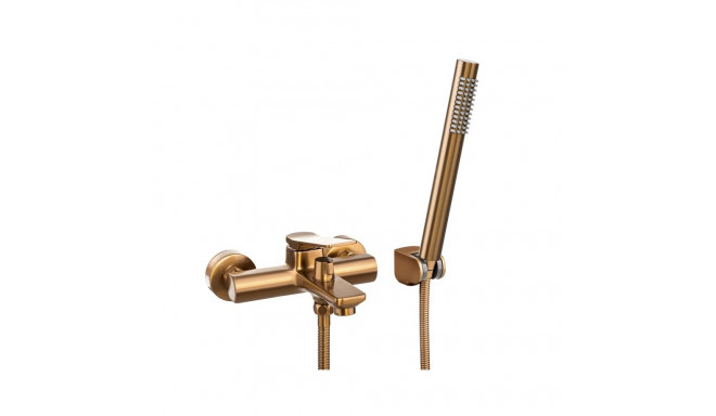 MIXER BATH NERI WITH SHOWER SET COPPER