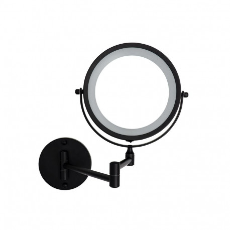 WALL MAKE-UP MIRROR MARY M BLACK W/ LED