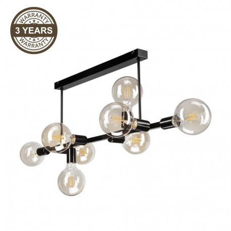 laevalgusti ANARI LM-8.146 8xE27 must