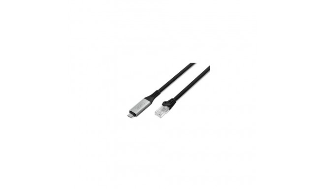 Digitus USB-C - RJ45 Ethernet cable, 1Gbit/s, 10m