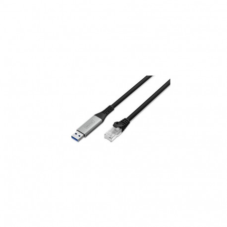 Digitus USB-A - RJ45 Ethernet cable, 1Gbit/s, 3m