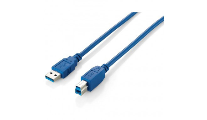 Equip USB 3.0 Type A to Type B Cable, 1.8m , Blue