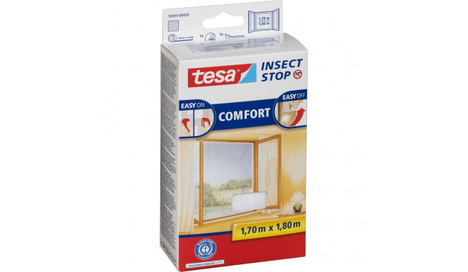 Tesa Fliegengitter Fenster klett 1,7x1,8m valge 55914