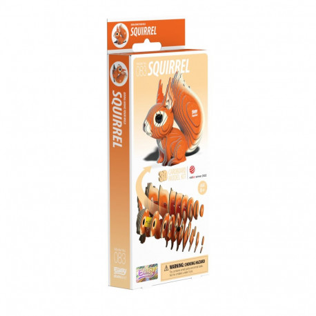 EUGY 3D Cardboard Model Kit - Squirrel