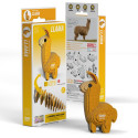 EUGY 3D Cardboard Model Kit - Llama