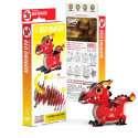 EUGY 3D Cardboard Model Kit - Red Dragon