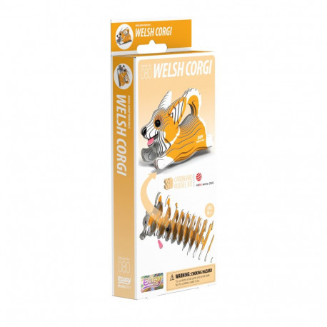 EUGY 3D Cardboard Model Kit - Welsh Corgi