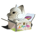 EUGY 3D Cardboard Model Kit - Cat Mocha