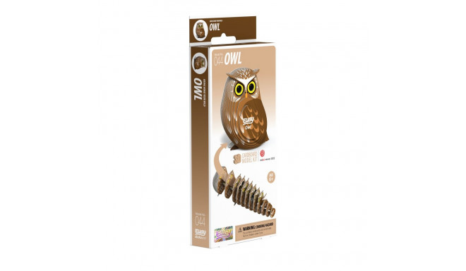 EUGY 3D Cardboard Model Kit - Owl