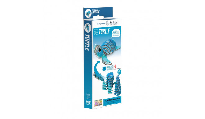 EUGY 3D Cardboard Model Kit - Turtle