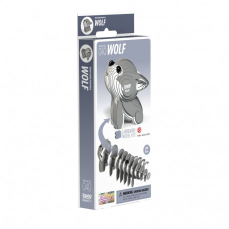 EUGY 3D Cardboard Model Kit - Wolf