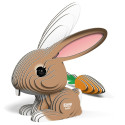 EUGY 3D Cardboard Model Kit - Rabbit