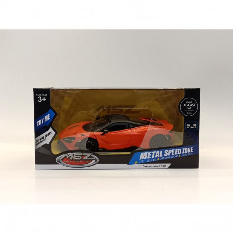 MSZ metallist mudelauto Mclaren 765 LT, skaala 1:24