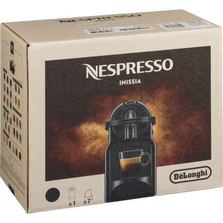 DeLonghi Coffeemachine Nespresso Inissia EN80 B DelonghiB Delonghi B black Schwarz (EN80B)