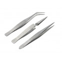Set of Tweezers 3 pcs Modeling Supplies