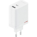 OnePlus SUPERVOOC 120W kahe pordiga toiteadapter, valge