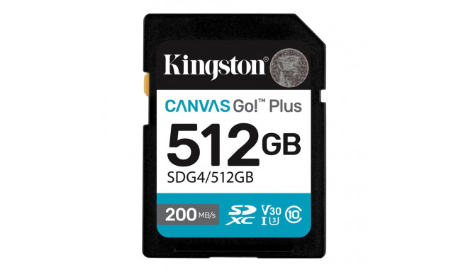 Memory card Kingston 512GB SDXC Canvas Go Plus Gen4 740617347760 SDG4/512GB (740617347760)