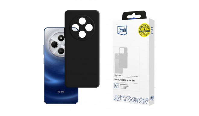 3MK silikoonümbris Xiaomi Redmi 14C / Redmi A4 5G must