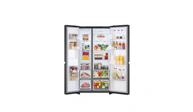 LG Refrigerator | GSBC40PYPE | Energy efficiency class E | Free standing | Side by side | Height 179