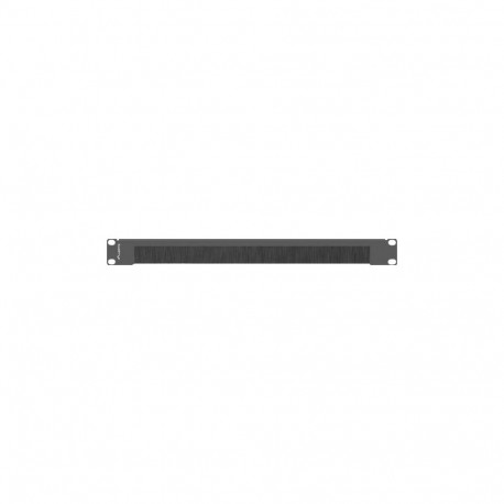 Lanberg 19" Brush Panel 1U | AK-1103-B | Black
