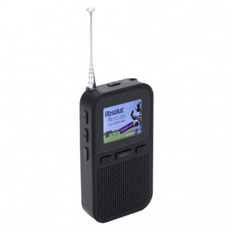 Denver DAH-126 portable radio DAB+/FM black