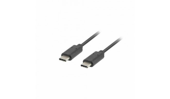 USB-C-kaabel Lanberg CA-CMCM-10CU-0010-BK Must 1 m (1 Ühikut)