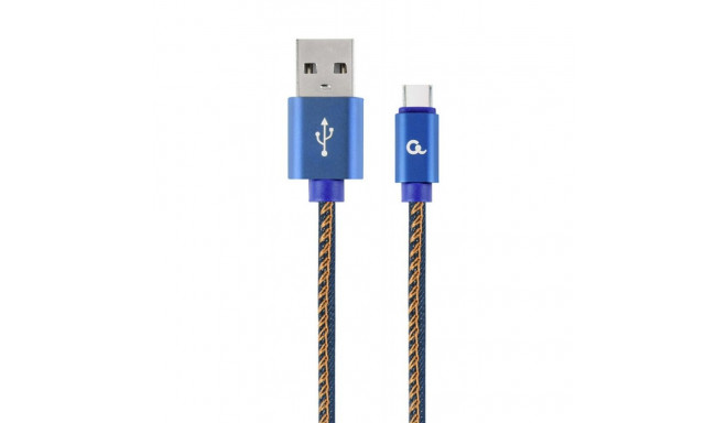 USB A - USB C Kaabel GEMBIRD CC-USB2J-AMCM-2M-BL Sinine 2 m