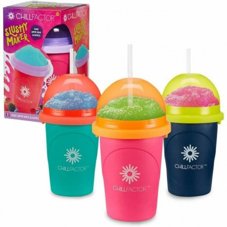 Jäätiste ja Slushite Valmistamise Tass Retseptidega Bandai Chillfactor Granita Mug Rose Plastmass