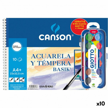 Joonistusplokk Canson Basik 23 x 32,5 cm A4+ (10 Ühikut)