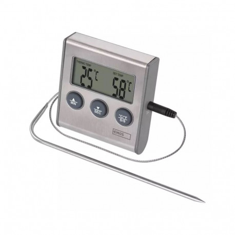 EMOS E2157 Digital Cooking Thermometer wih Probe & Timer