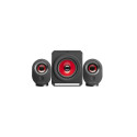 Mars Gaming MSX Bluetooth Audio System 2.1 Speakers with Subwoofer / USB / MicroSD / AUX / Radio / B