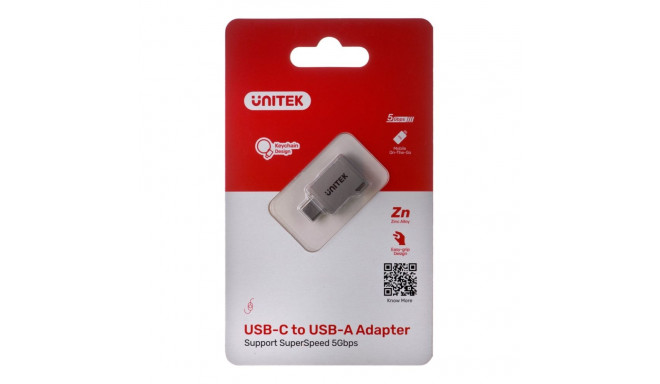 UNITEK ADAPTER USB-C-USB-A 3.1 GEN1, M/F, A1025GNI