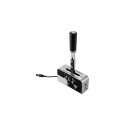 Thrustmaster 4060306 must, hõbedane USB mängukontroller käsipidur PC, PlayStation 4, PlayStation 5, 