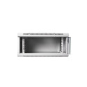 Seinale kinnitatav võrgukapp 19" 4U rack 600x450, täisuks, hall, jagamata, kokkupandud, 60kg