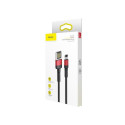 Baseus Cafule Double-sided USB Lightning Cable 2,4A 1m (Black+Red)
