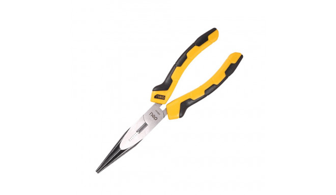 Long Nose Pliers 8" Deli Tools EDL2108 (yellow)