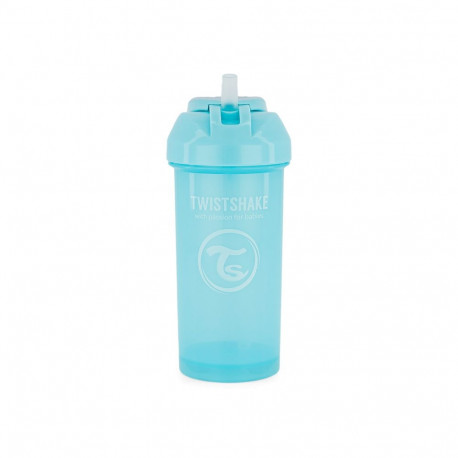 Twistshake Straw Cup 360ml 6+m Pastel Blue 78589