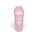 Twistshake Pro Double Anti-Colic Feeding Bottle 330ml Pastel Pink 79040