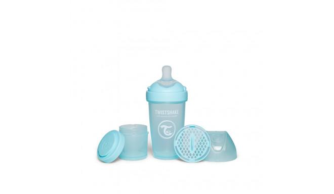 Twistshake Pro Double Anti-Colic Feeding Bottle 260ml Pastel Blue 79025