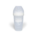 Twistshake Pro Double Anti-Colic Feeding Bottle 260ml White 79027