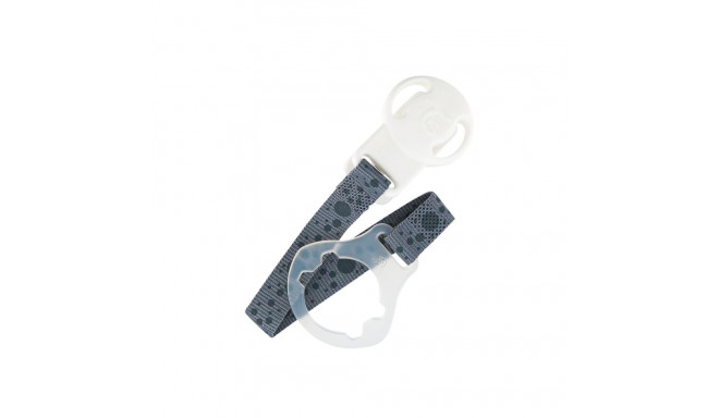 Twistshake Pacifier Clip Pastel Grey 78296