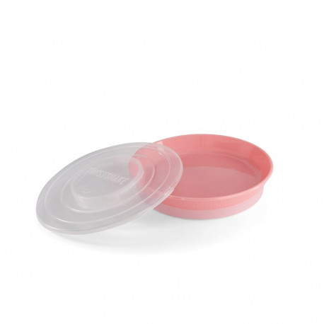 Twistshake Plate 6+m Pastel Pink 78159